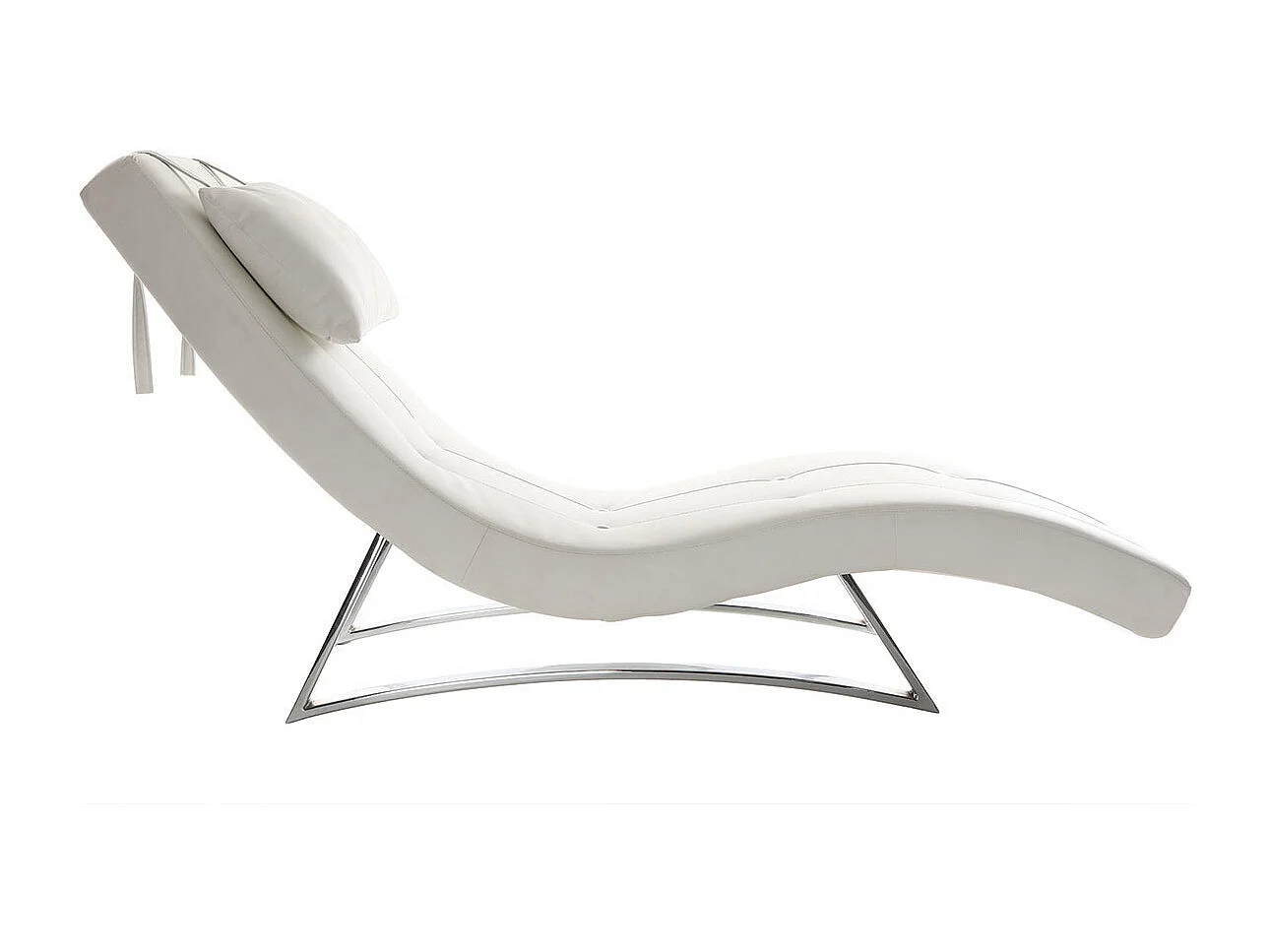 Chaise longue diseño blanco MONACO