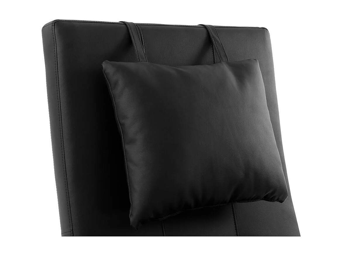 Chaise longue diseño negro MONACO