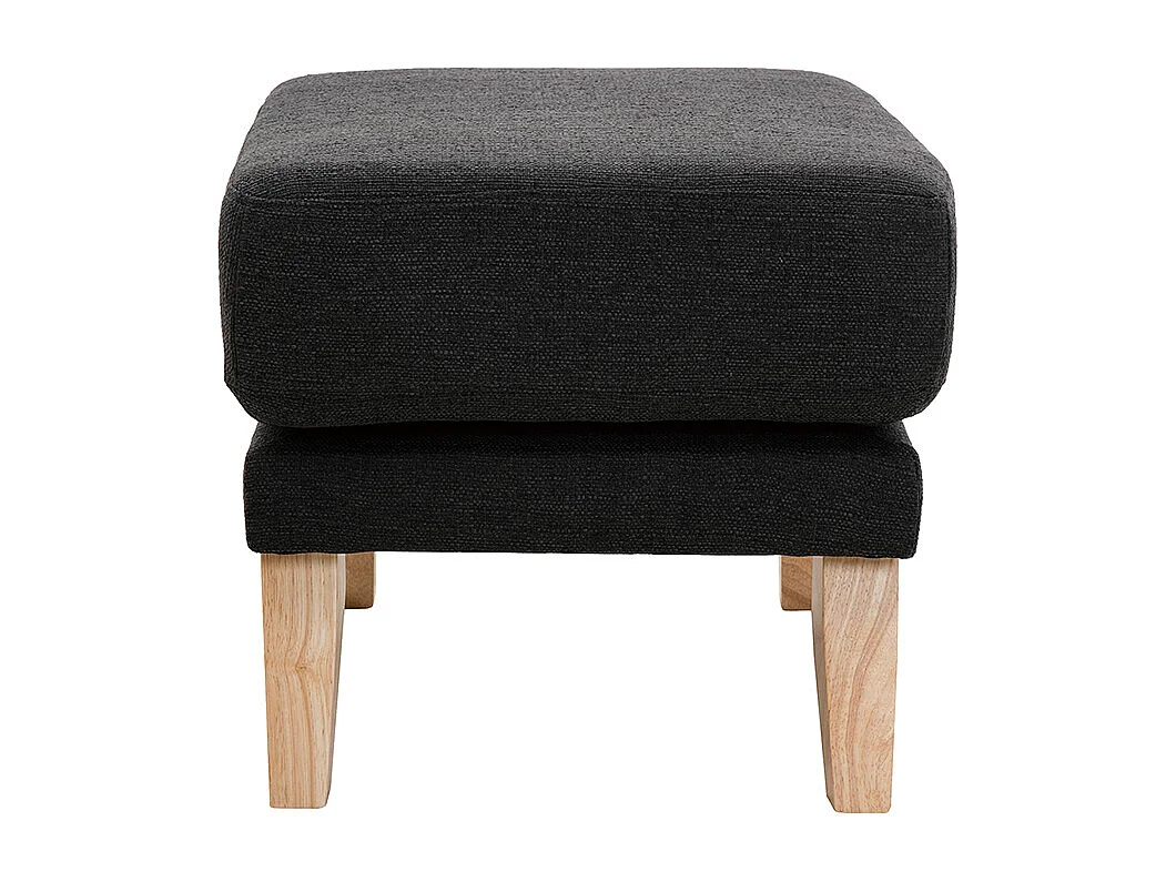 Reposapiés puff nórdico gris oscuro OSLO