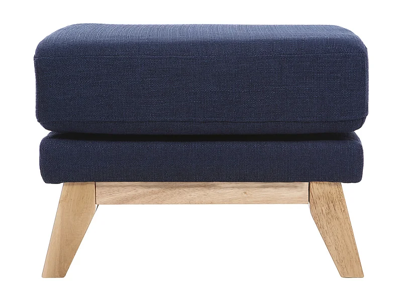 Reposapiés puff nórdico azul oscuro OSLO