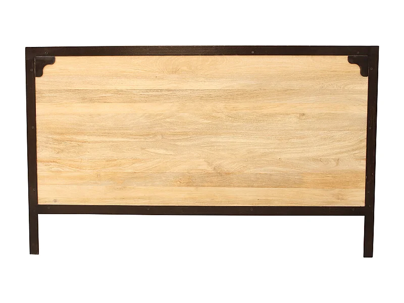 Cabecero en metal y madera de mango INDUSTRIA