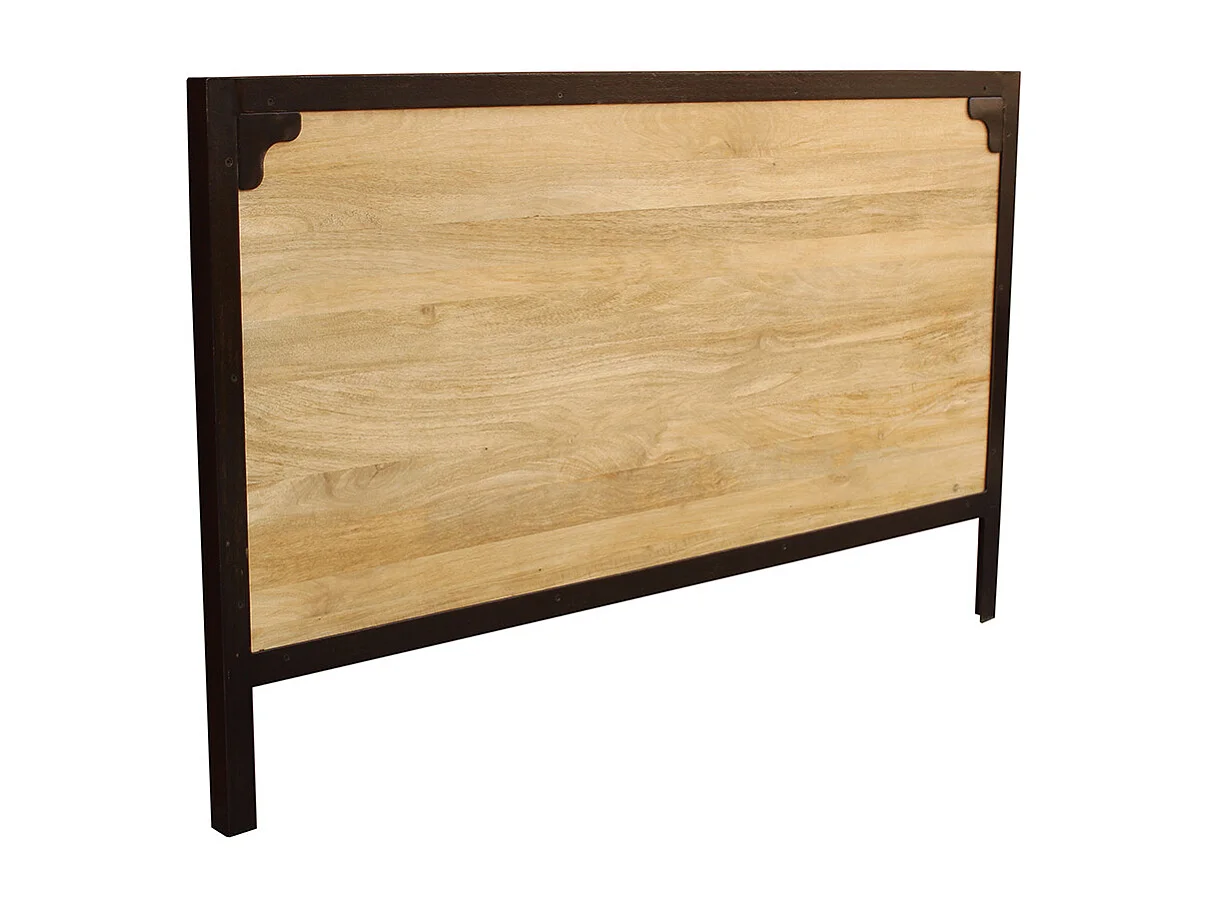 Cabecero en metal y madera de mango INDUSTRIA