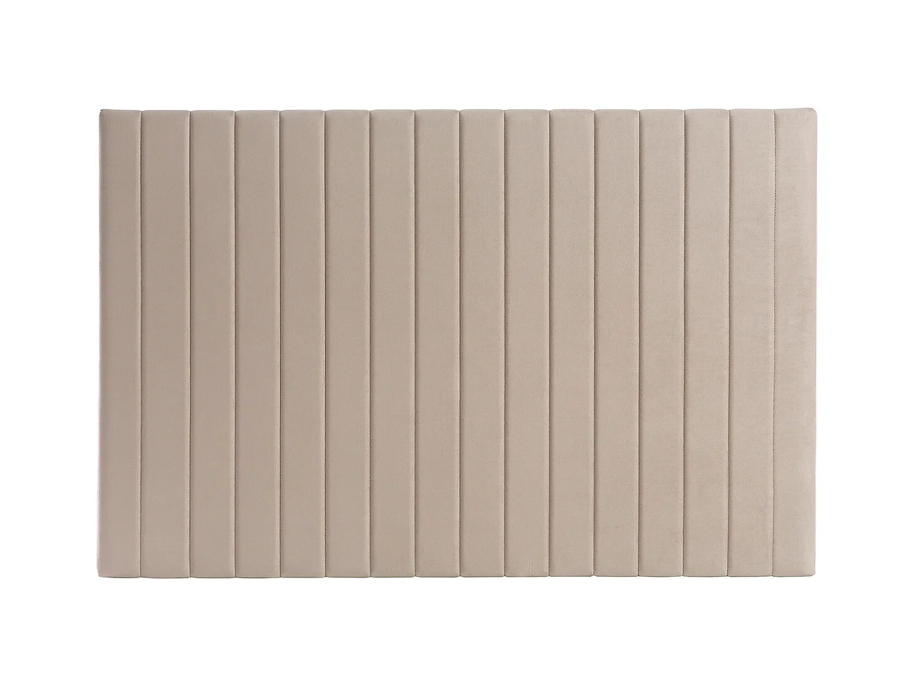 Tête de lit en tissu velours taupe L170 cm NEHA