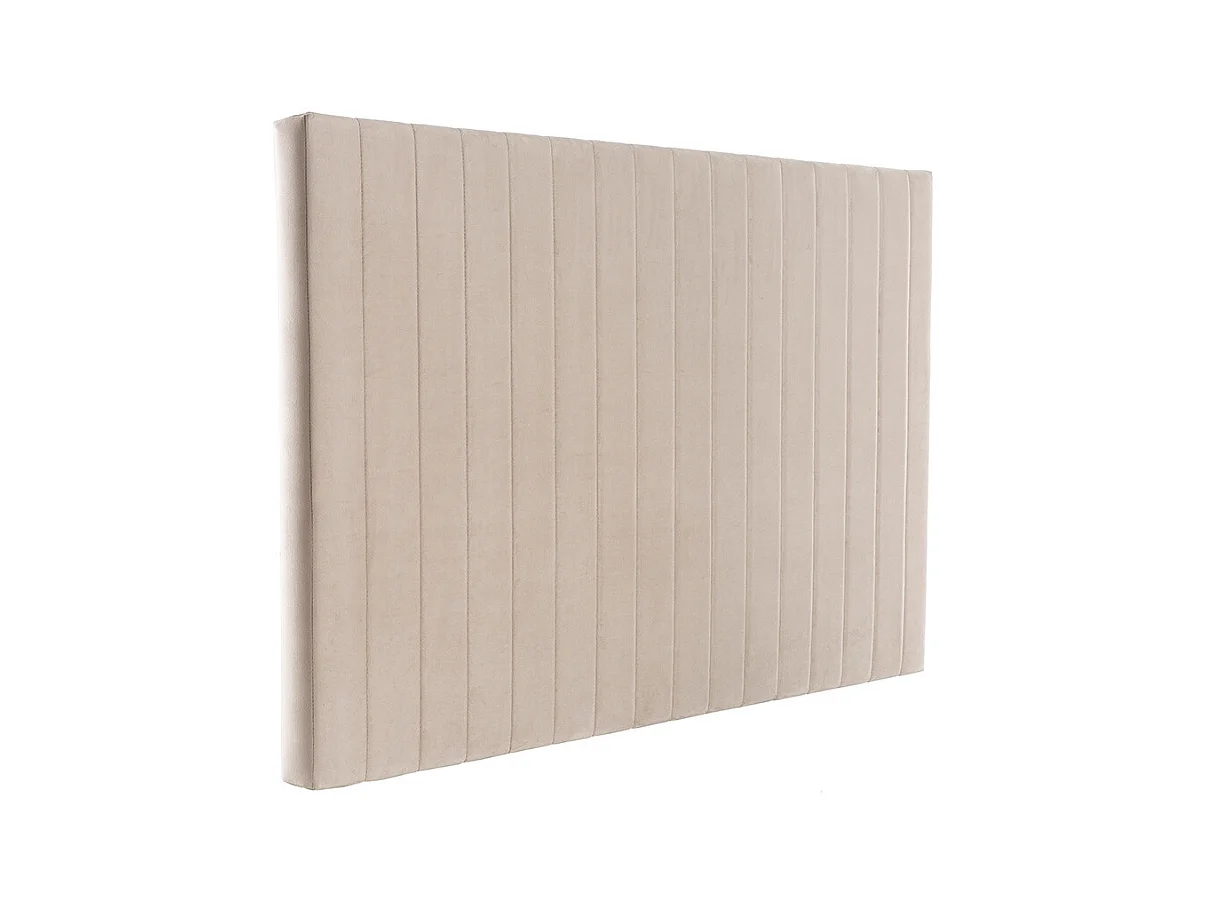 Tête de lit en tissu velours taupe L170 cm NEHA