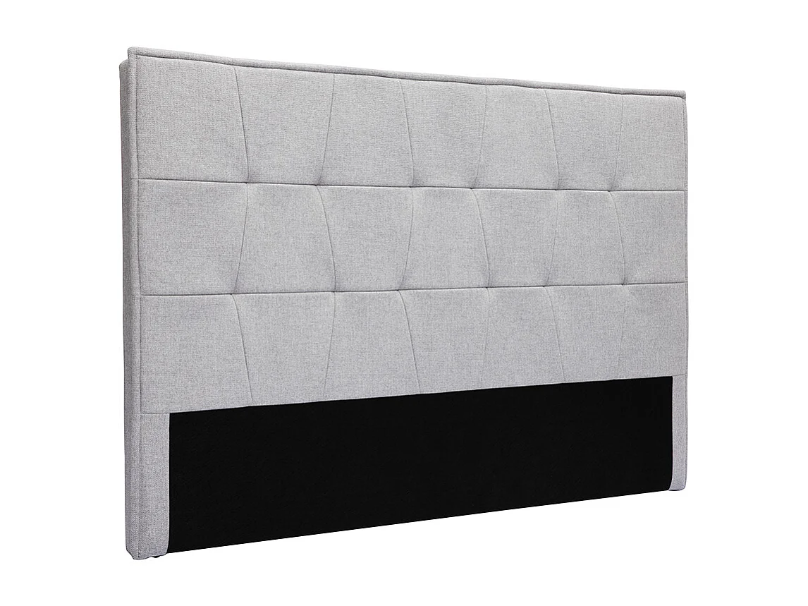 Cabecero de cama de tela gris 170 cm SUKA