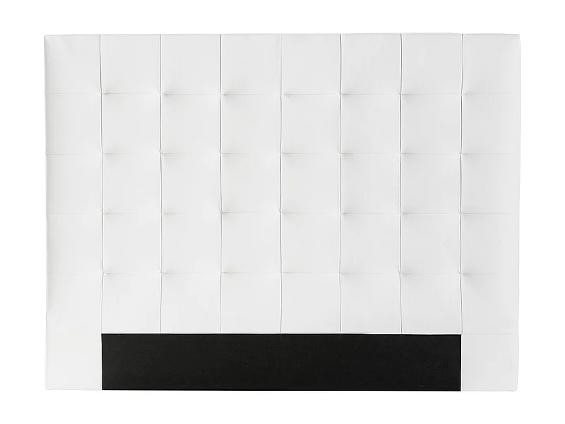 Testiera del letto imbottita bianca 160 cm HALCIONA