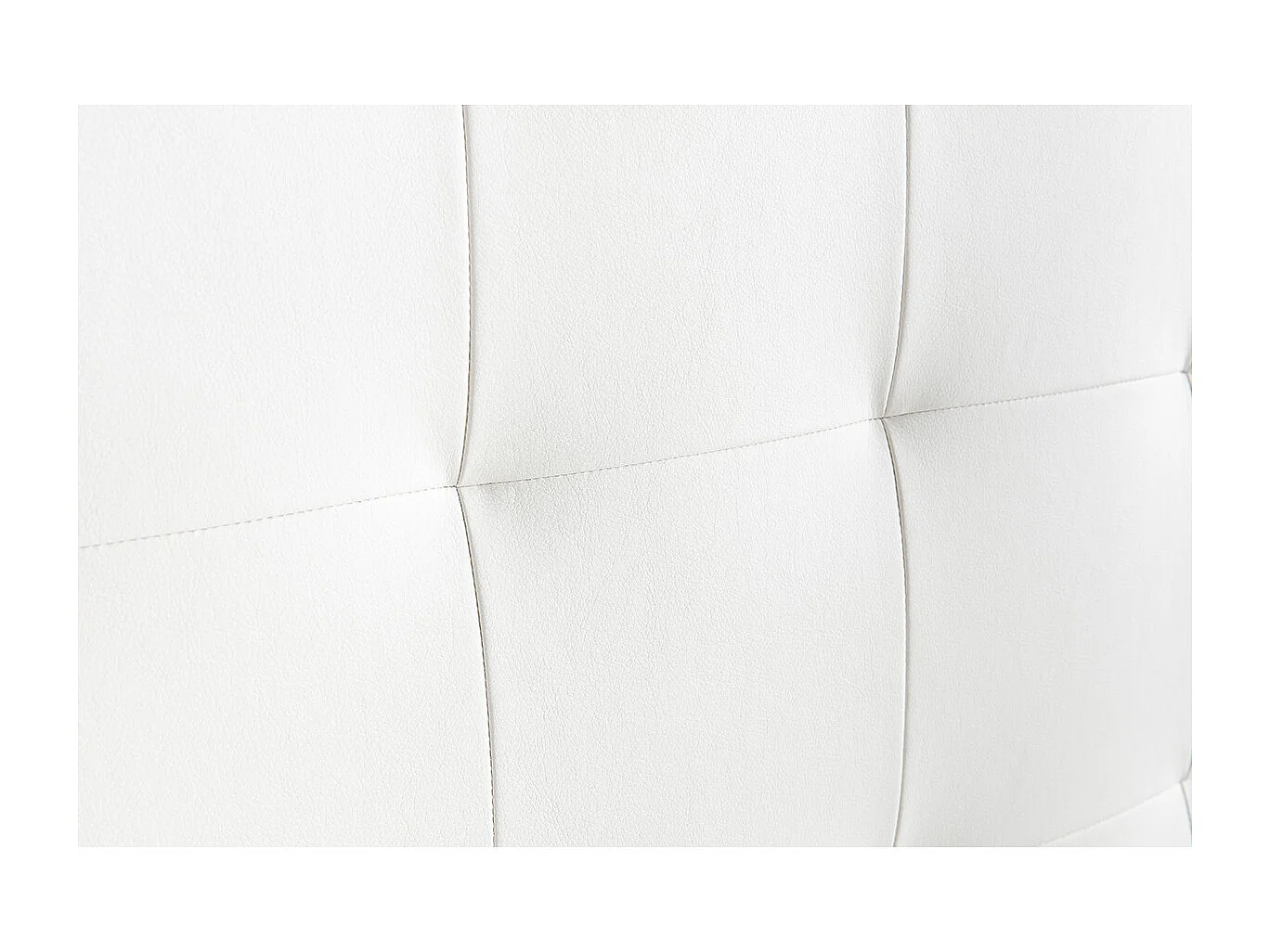 Testiera del letto imbottita bianca 160 cm HALCIONA