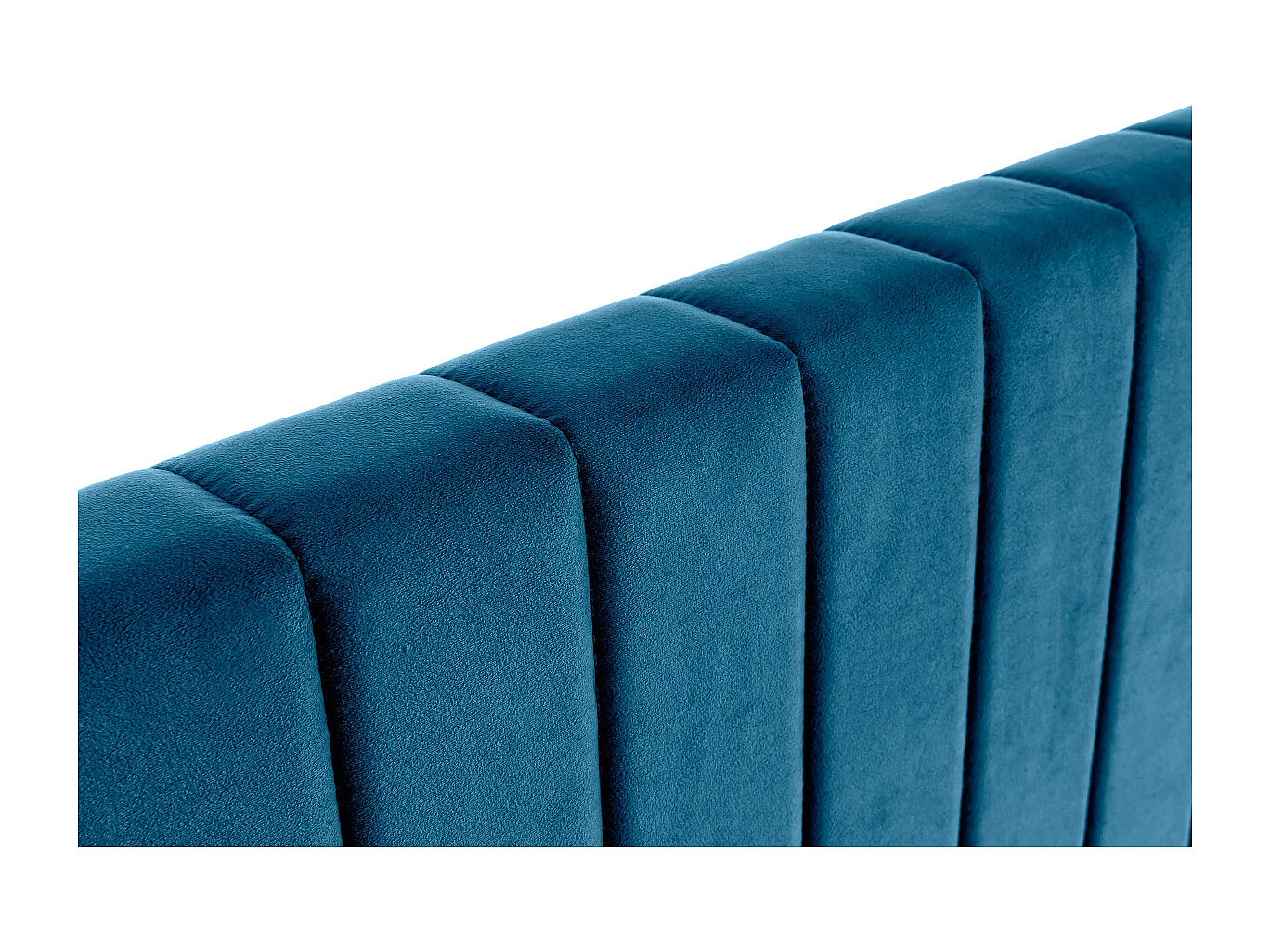 Tête de lit en tissu velours bleu foncé L170 cm NEHA