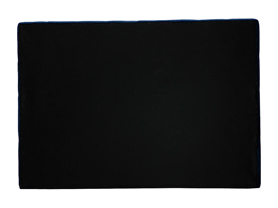 Bettkopfteil gepolstert aus nachtblauem Samt 160 cm ENGUERRAND
