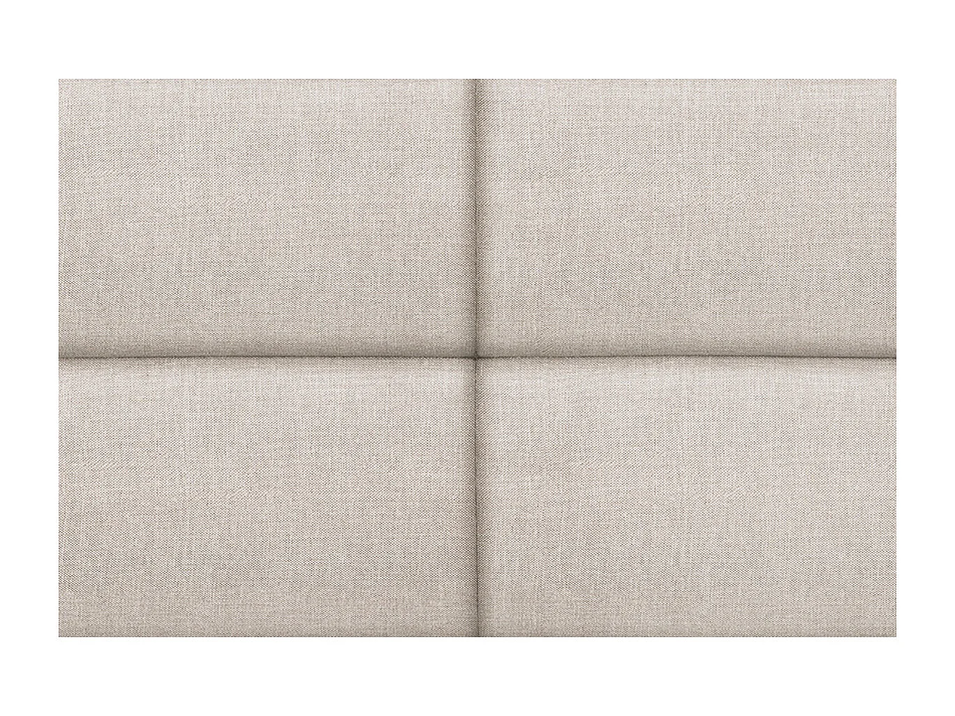 Cabecero moderno en tejido beige natural 160 cm ANATOLE