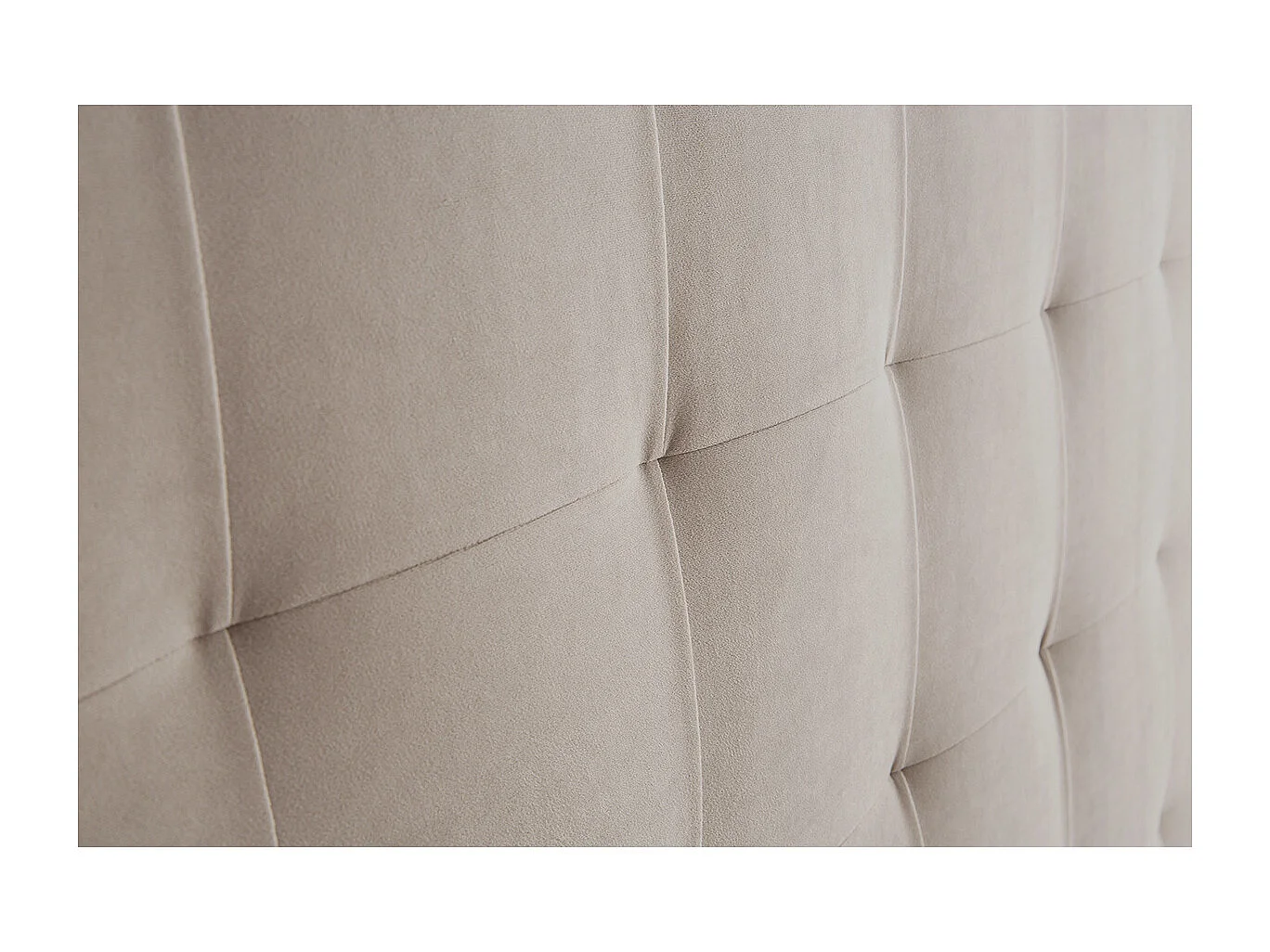 Bettkopfteil gepolstert in Taupe 160cm HALCIONA
