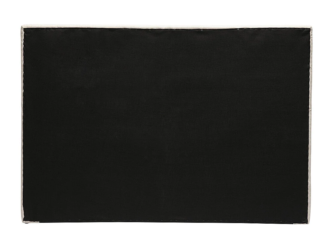 Tête de lit capitonnée en tissu naturel L160 cm ENGUERRAND