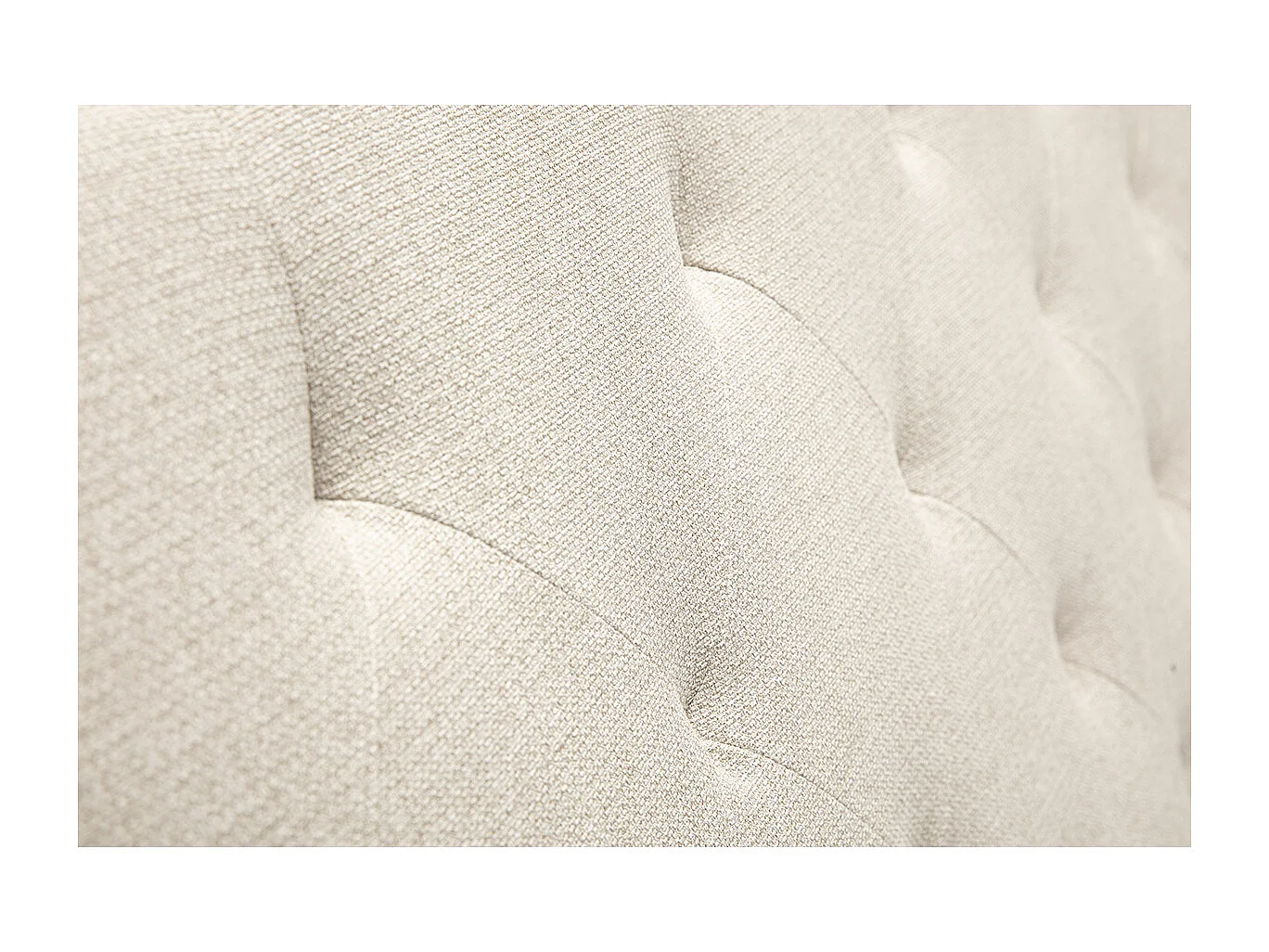 Tête de lit capitonnée en tissu naturel L160 cm ENGUERRAND