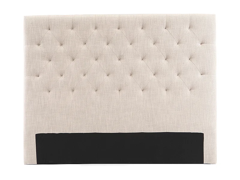 Tête de lit capitonnée en tissu naturel L160 cm ENGUERRAND
