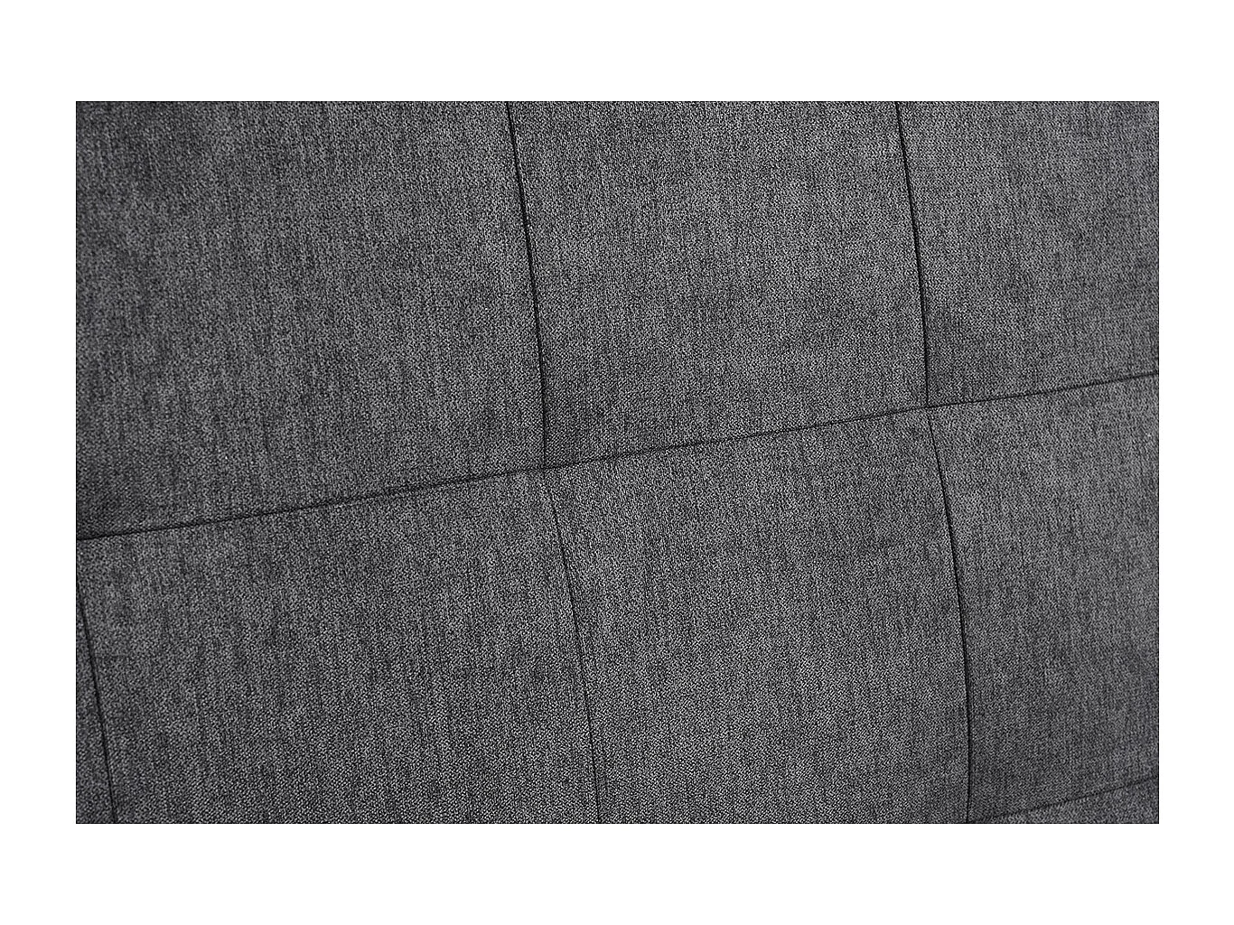 Cabecero de cama en tela acolchada gris antracita 180 cm HALCIONA