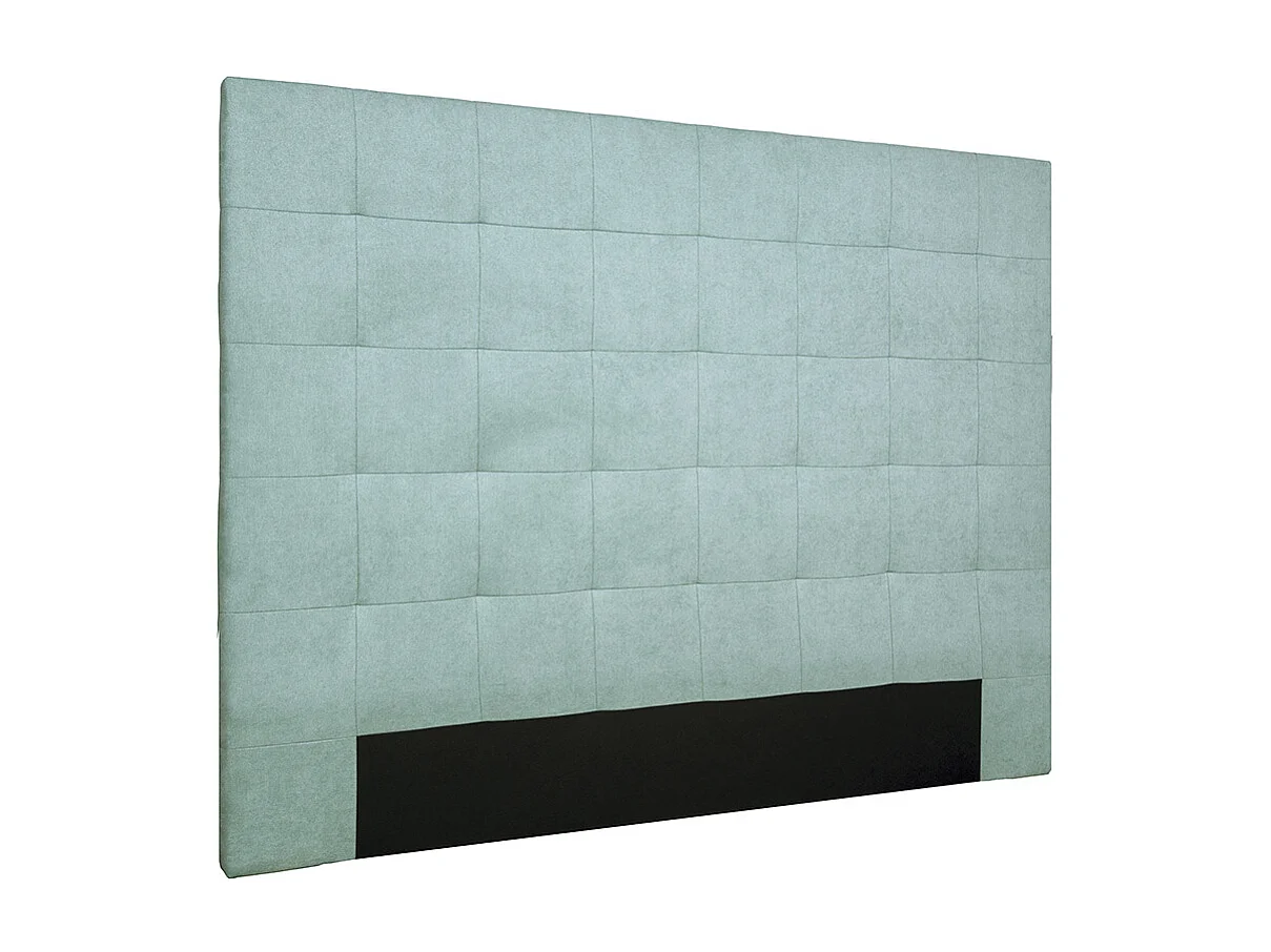 Bettkopfteil, gepolstert, aus lagunengrünerem Stoff, 160 cm HALCIONA