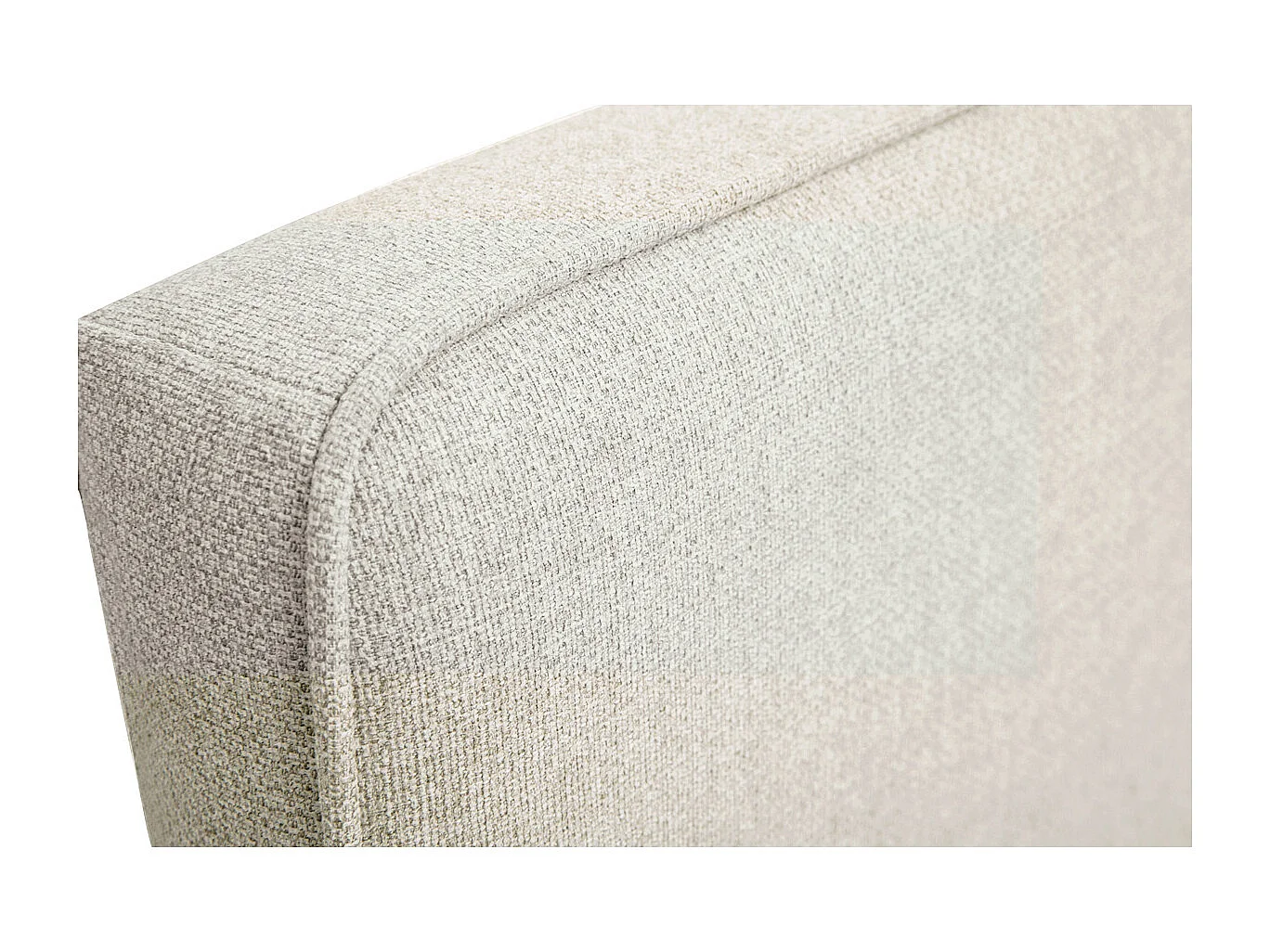 Tête de lit à suspendre en tissu beige L160 cm LILY