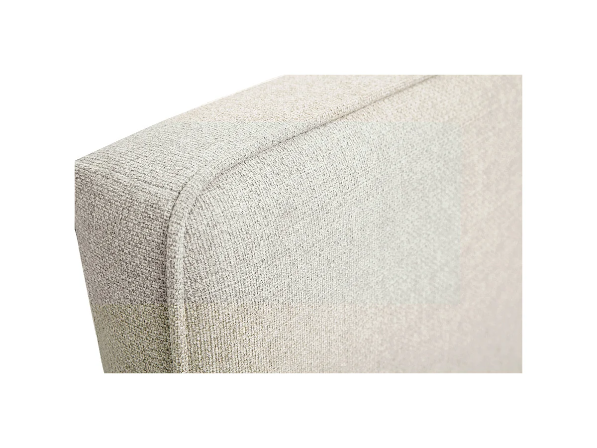 Tête de lit à suspendre en tissu beige L160 cm LILY