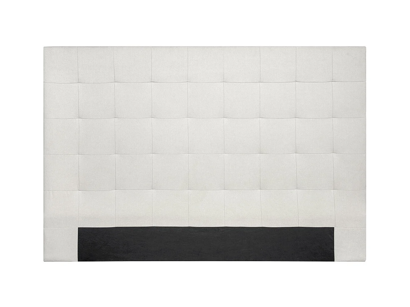 Tête de lit capitonnée en tissu beige clair naturel L180 cm HALCIONA