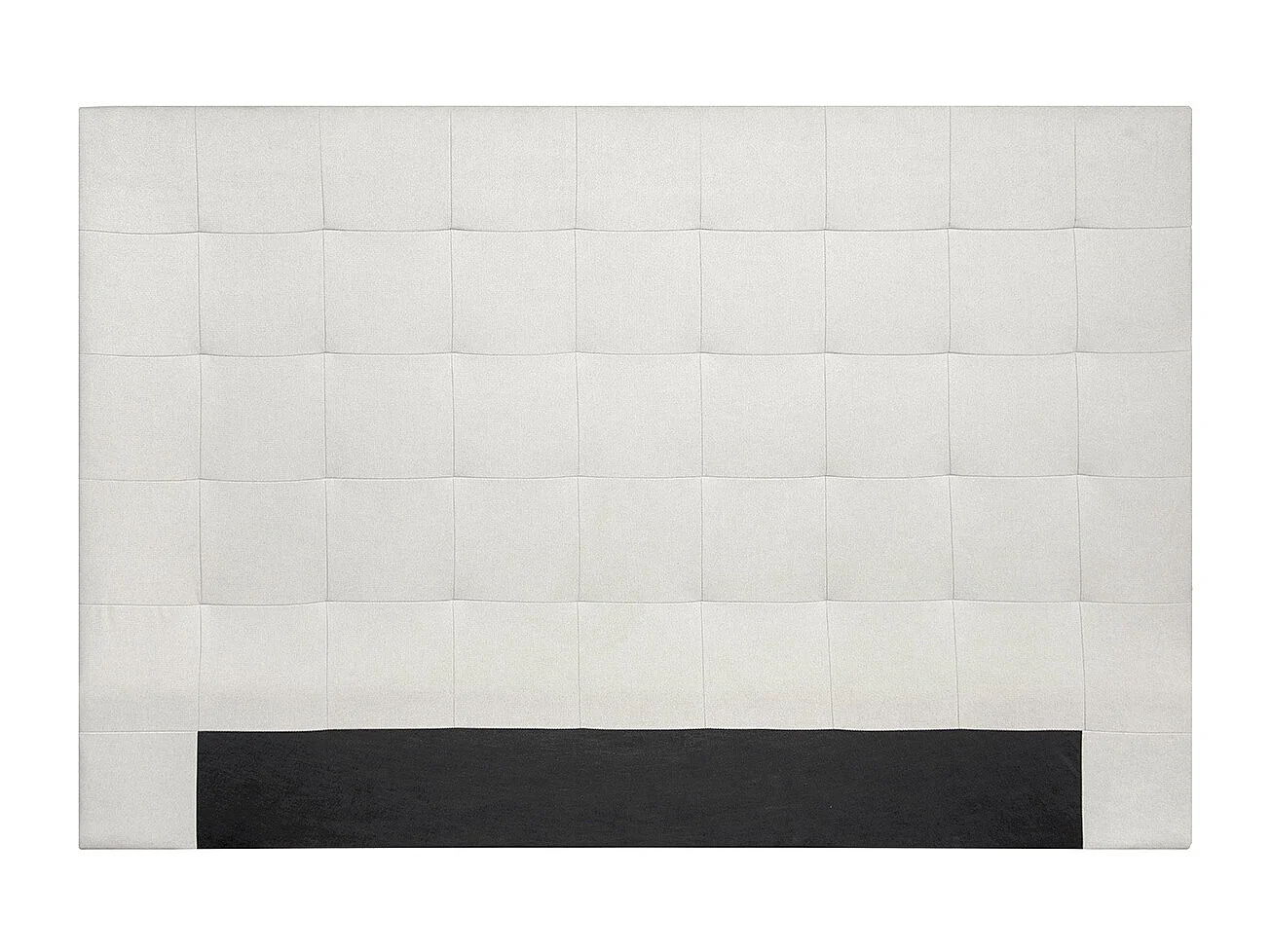 Tête de lit capitonnée en tissu beige clair naturel L180 cm HALCIONA