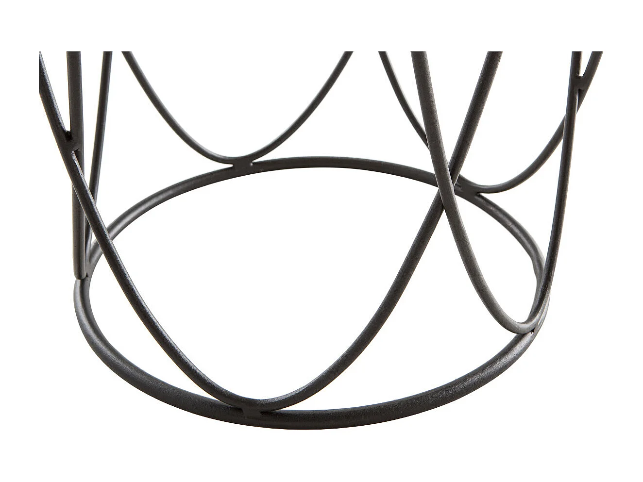 Mesa auxiliar madera y metal 42cm LACE