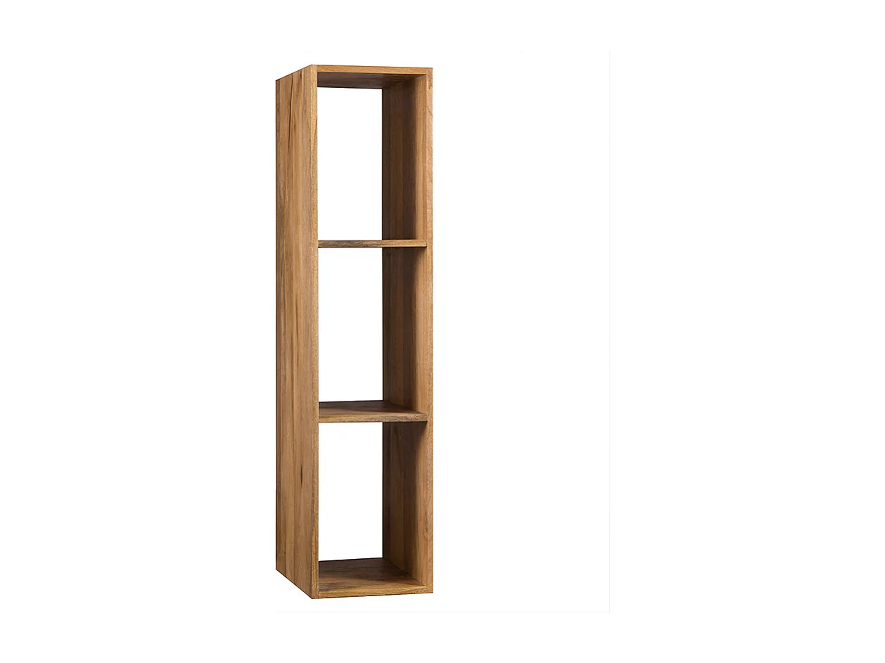 Étagère murale industrielle en bois manguier massif L28 cm YPSTER