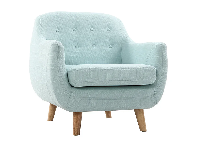 Sillón escandinavo verde menta YNOK