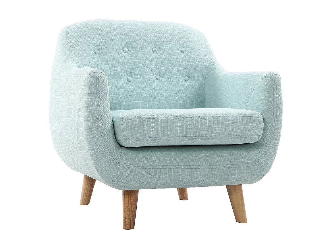 Sillón escandinavo verde menta YNOK