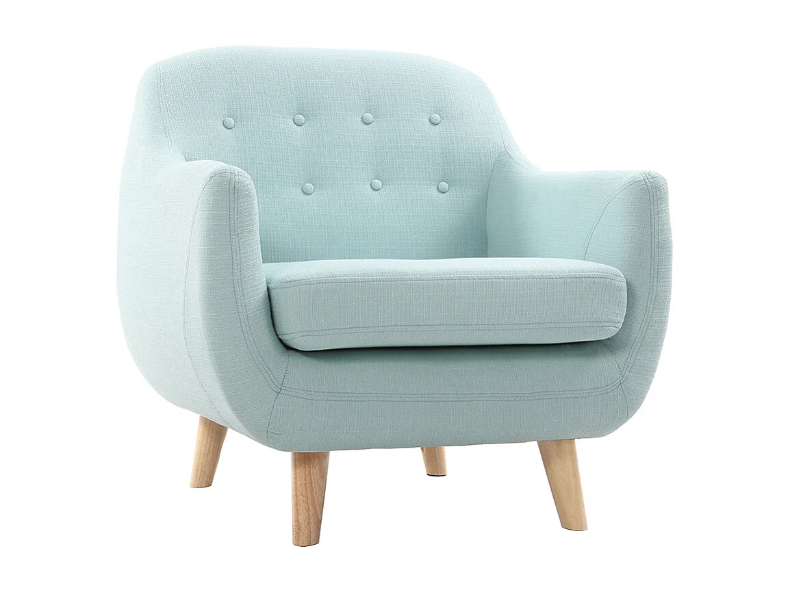 Sillón escandinavo verde menta YNOK