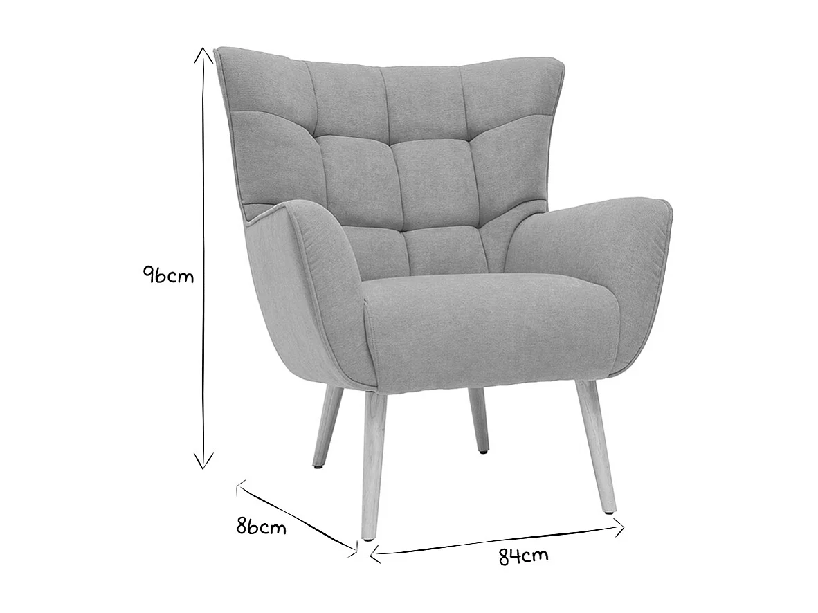 Sillón nórdico efecto terciopelo amarillo mostaza y madera AVERY