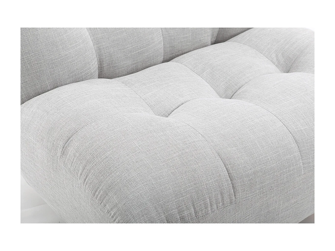 Sillón diseño escandinavo gris y roble YUMI