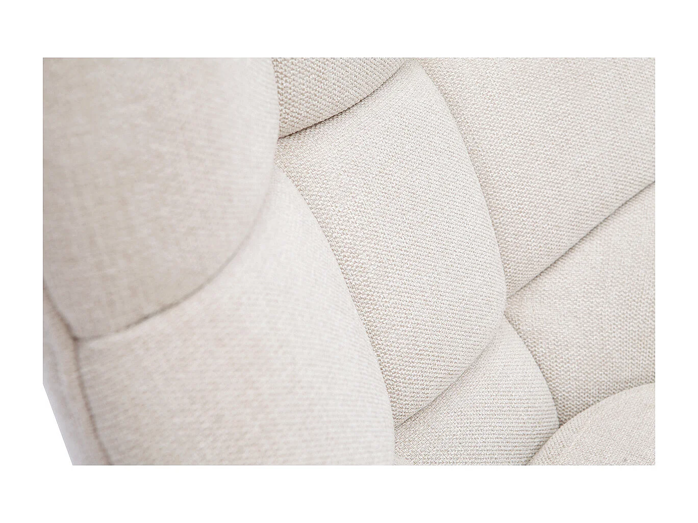 Sillón nórdico efecto aterciopelado natural con patas de madera BRODY