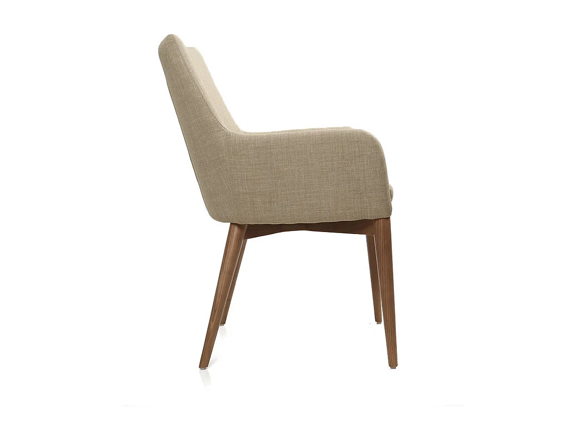 2er-Set Design-Sessel Polyester Beige SHANA