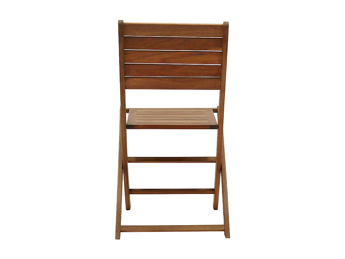 Gartenstühle klappbar aus massivem Akazienholz 2er-Set CANOPEE