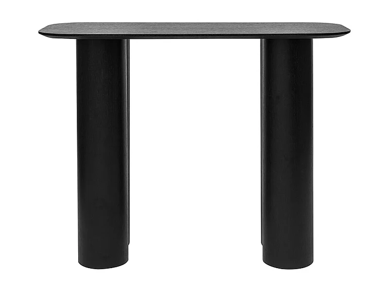 Console design en bois noir L100 cm FOLEEN