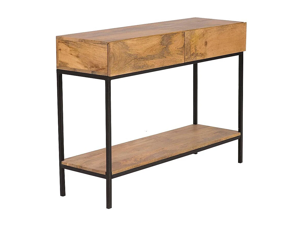 Consola industrial mango y metal L110 cm YPSTER