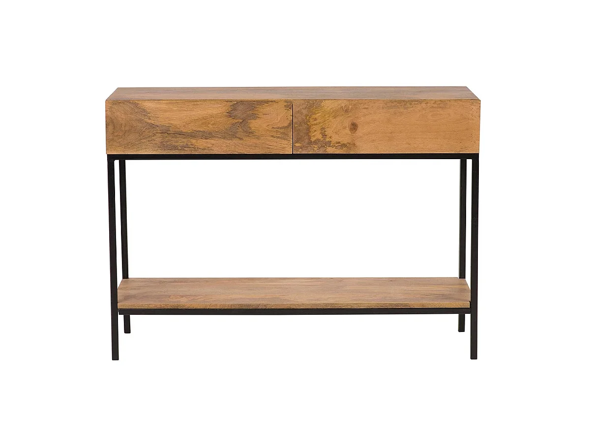 Consola industrial mango y metal L110 cm YPSTER