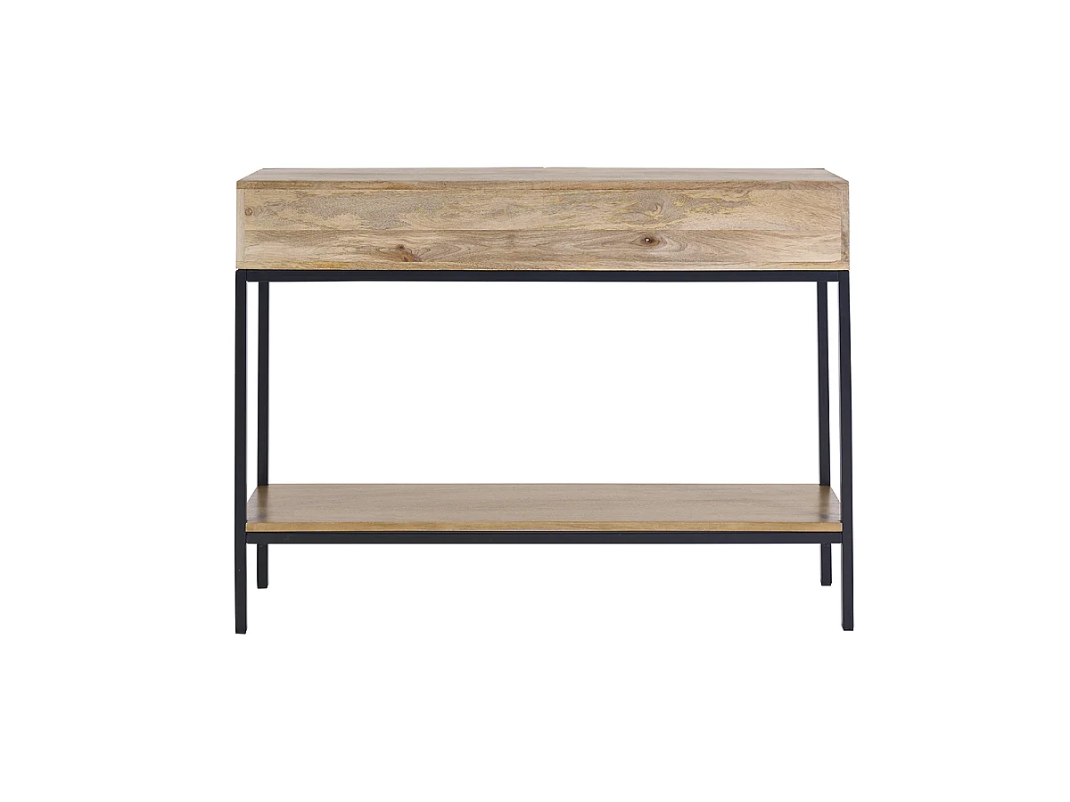 Consola industrial mango y metal L110 cm YPSTER