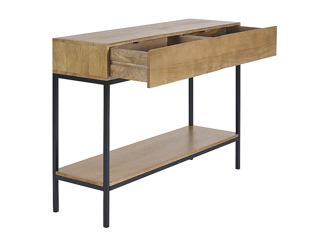 Consola industrial mango y metal L110 cm YPSTER