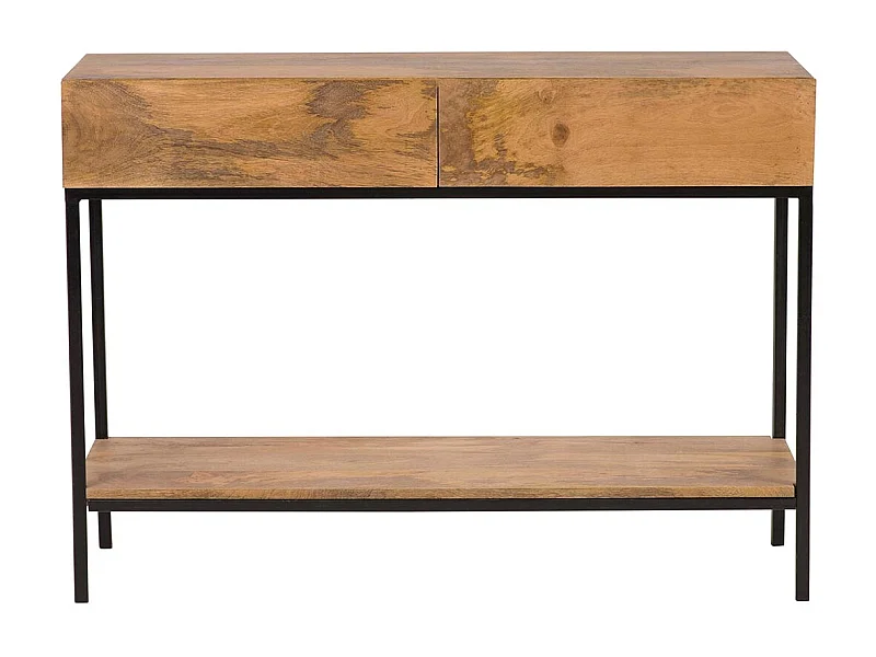 Consola industrial mango y metal L110 cm YPSTER