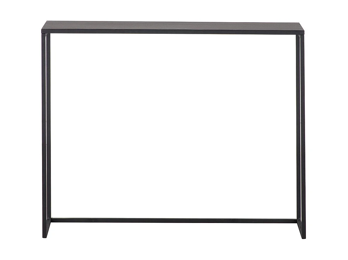 Industrielle Konsole schwarzes Metall L100 cm KARL