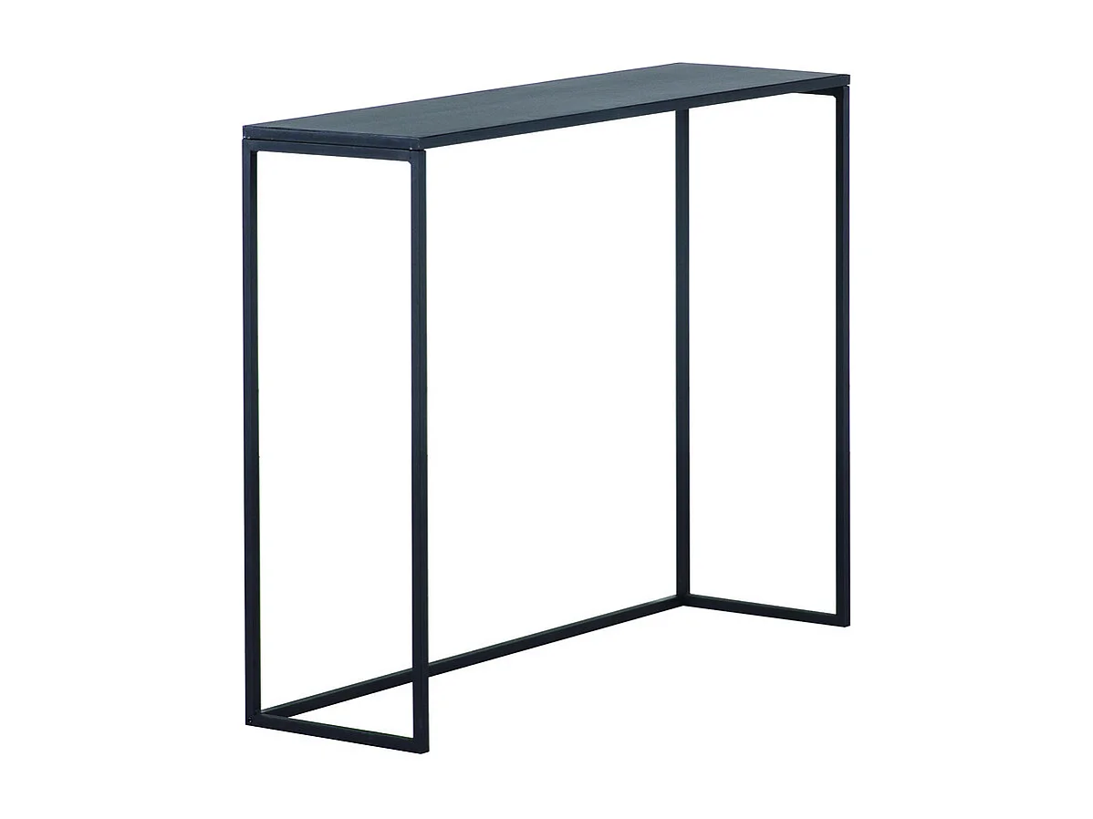 Industrielle Konsole schwarzes Metall L100 cm KARL