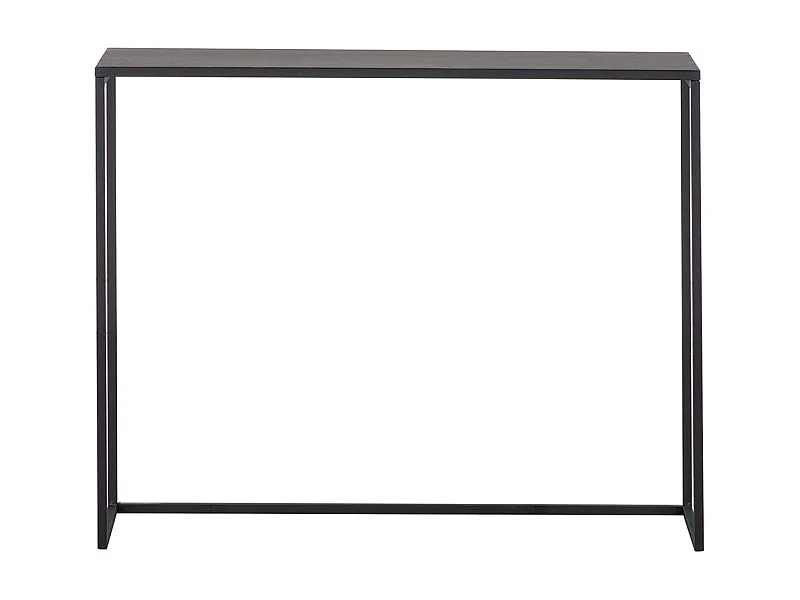 Industrielle Konsole schwarzes Metall L100 cm KARL