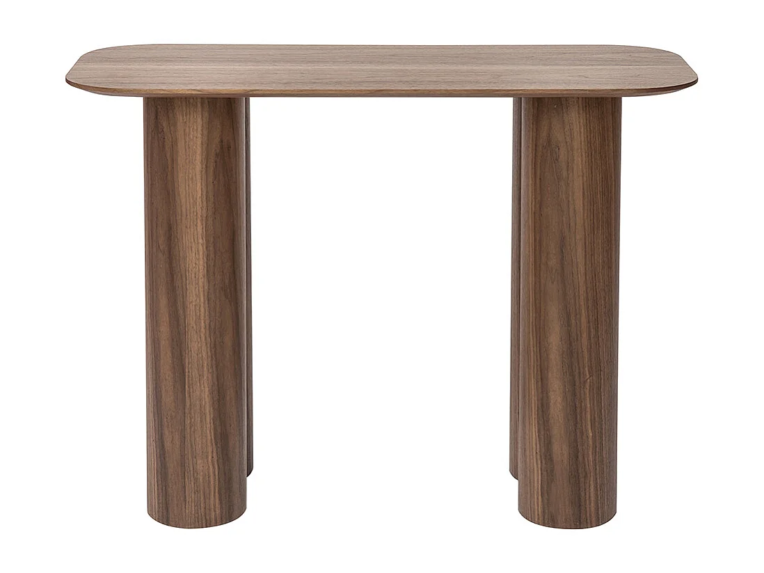 Console design en bois foncé L100 cm FOLEEN