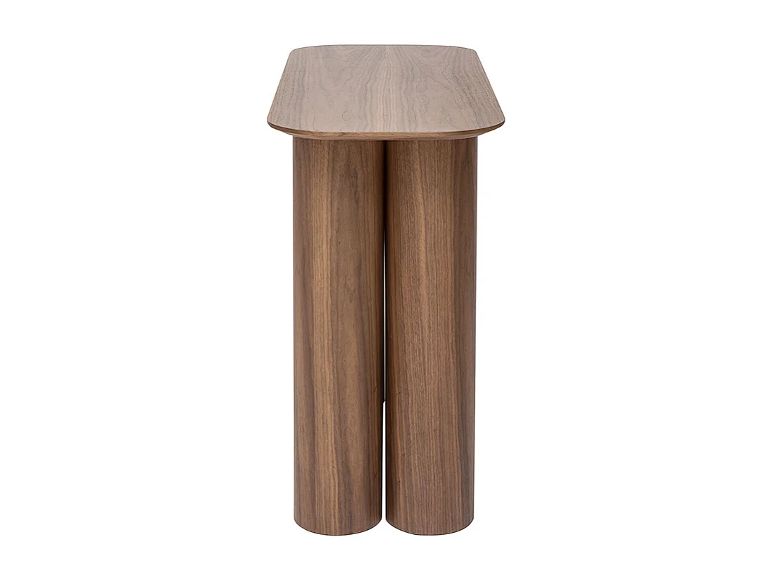Console design en bois foncé L100 cm FOLEEN