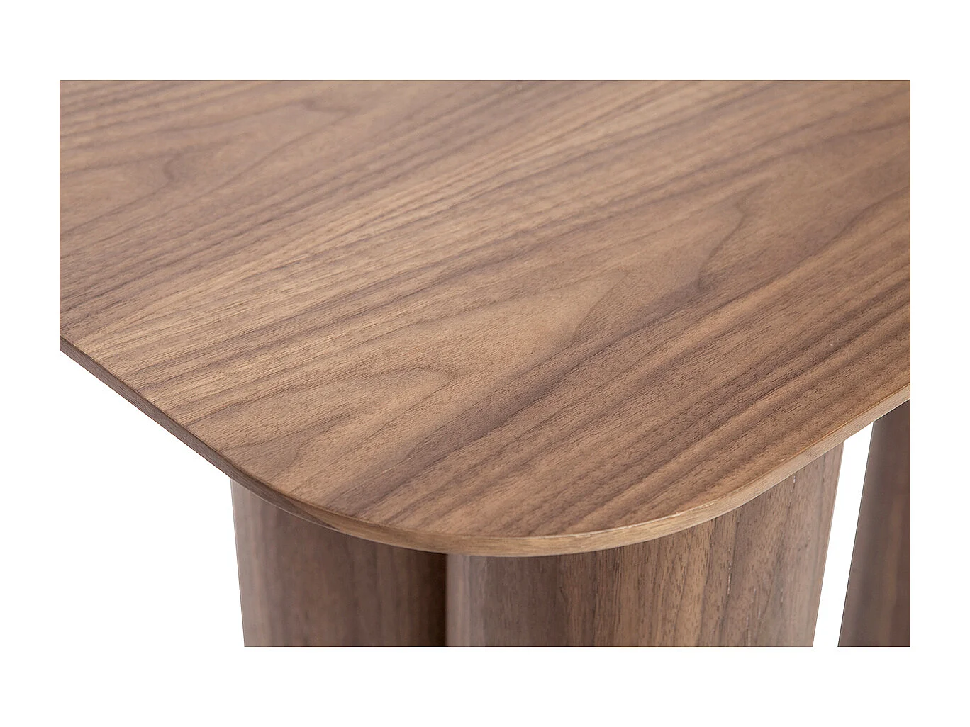 Console design en bois foncé L100 cm FOLEEN