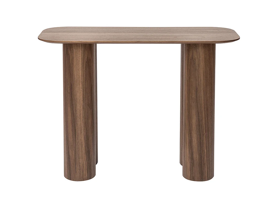 Console design en bois foncé L100 cm FOLEEN