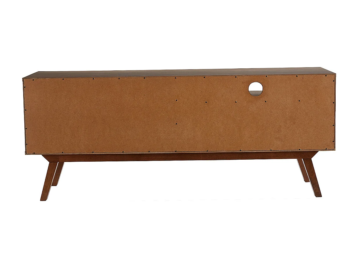 Mueble TV alto de nogal vintage 160 cm VOLVER