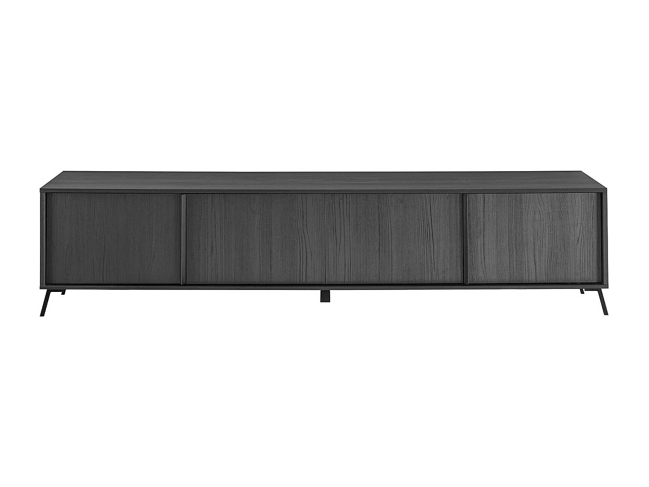 Mueble TV de diseño con acabado negro mate 205 cm NEMA