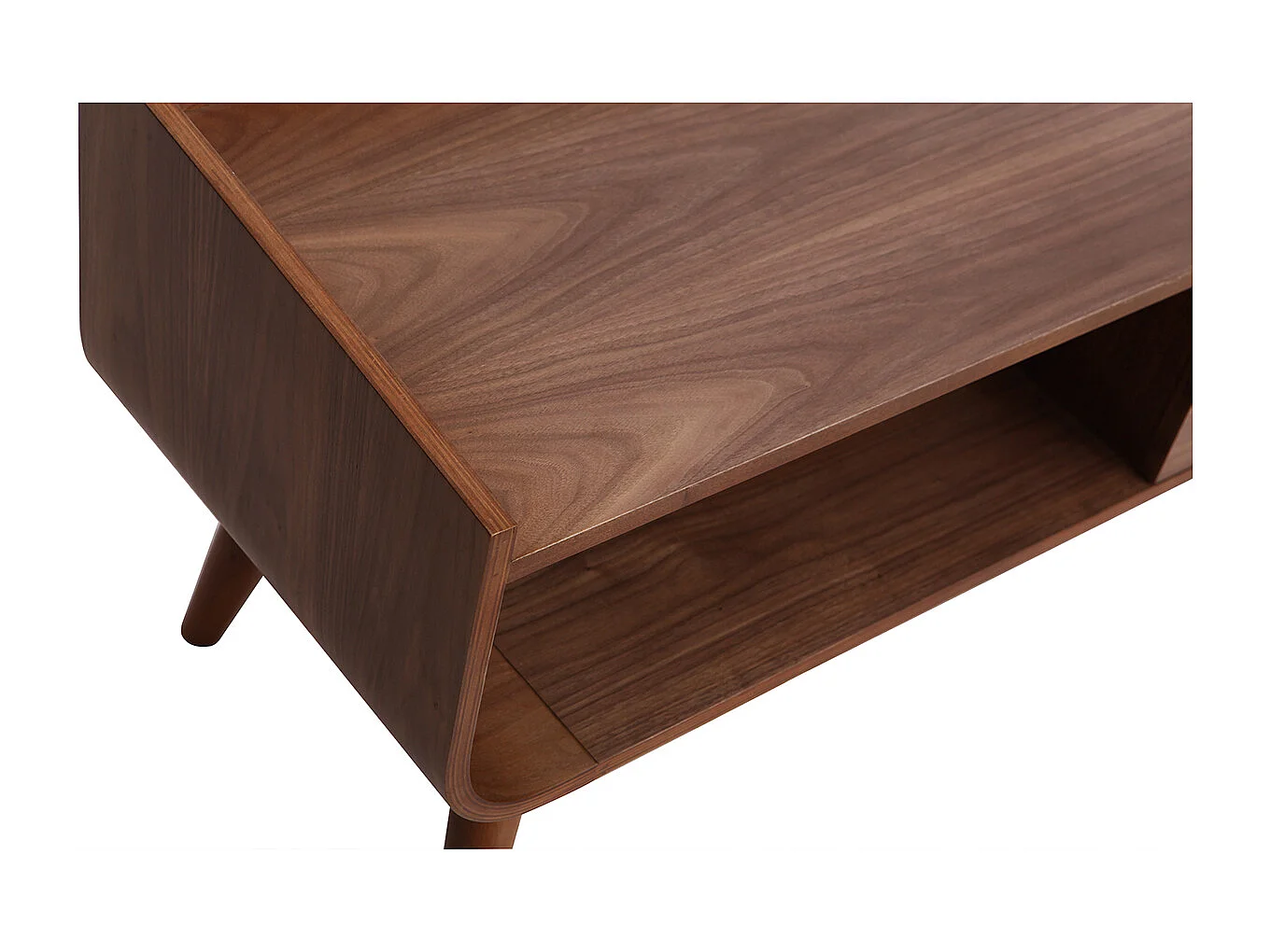 Mueble TV vintage madera nogal 180 cm HALLEN